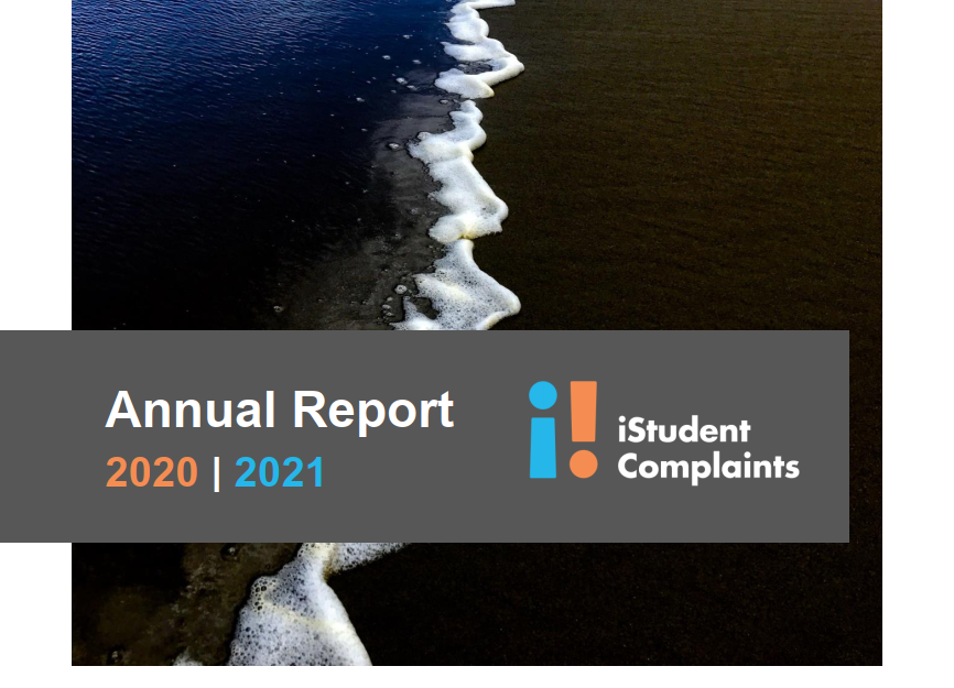 iStudent Complaints Annual Report 2021